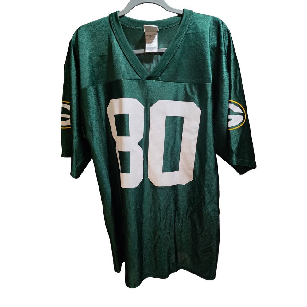 Green Bay Packers Donald Driver #80 NFL Vintage Jersey Size L